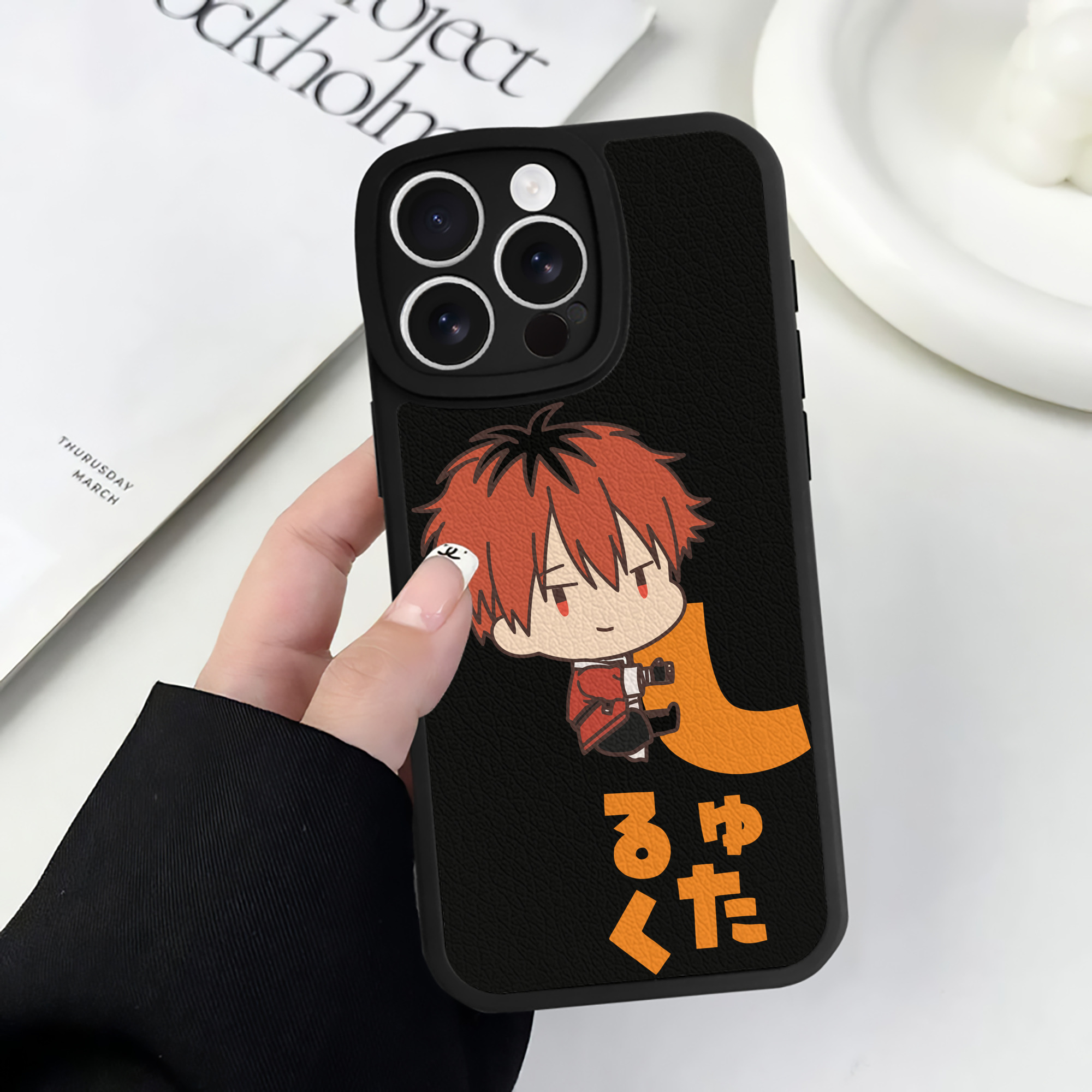（画像用） 葬送のフリーレン Frieren 【iPhone 16シリーズ対応】シリコンスマホケース（レザー調） 材質：シリコン